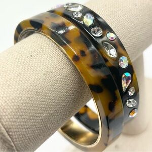 J. Crew Lot of Two Tortoise Bangle Bracelets